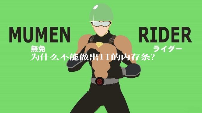为什么不能做出1T的内存条？